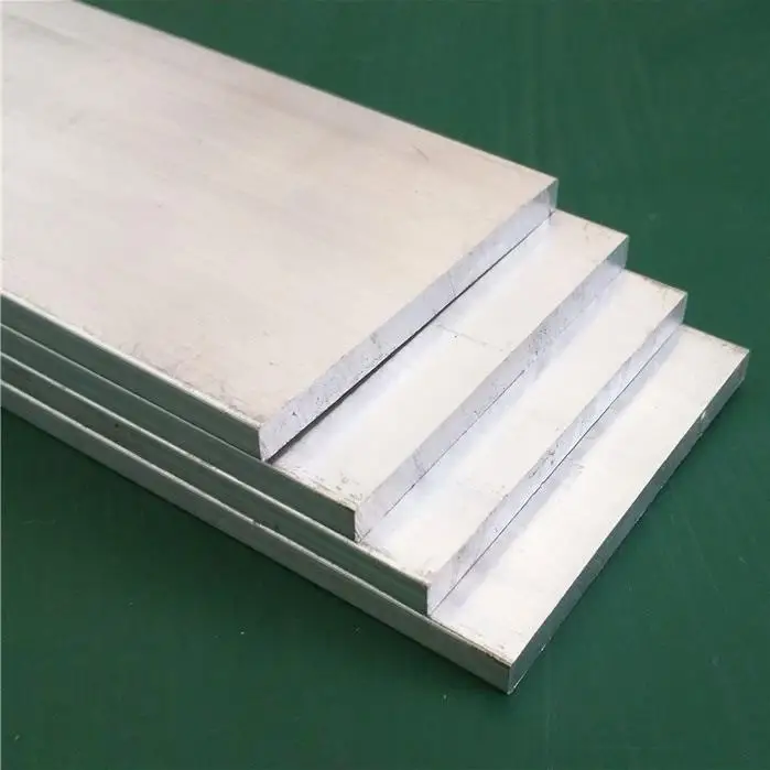 Factory supplying extruded 6061 6063 6082 7075 standard size aluminum solid flat bar