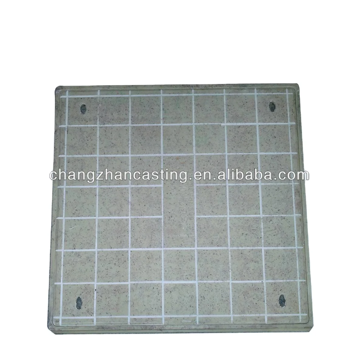 Plastic or polymer manhole cover