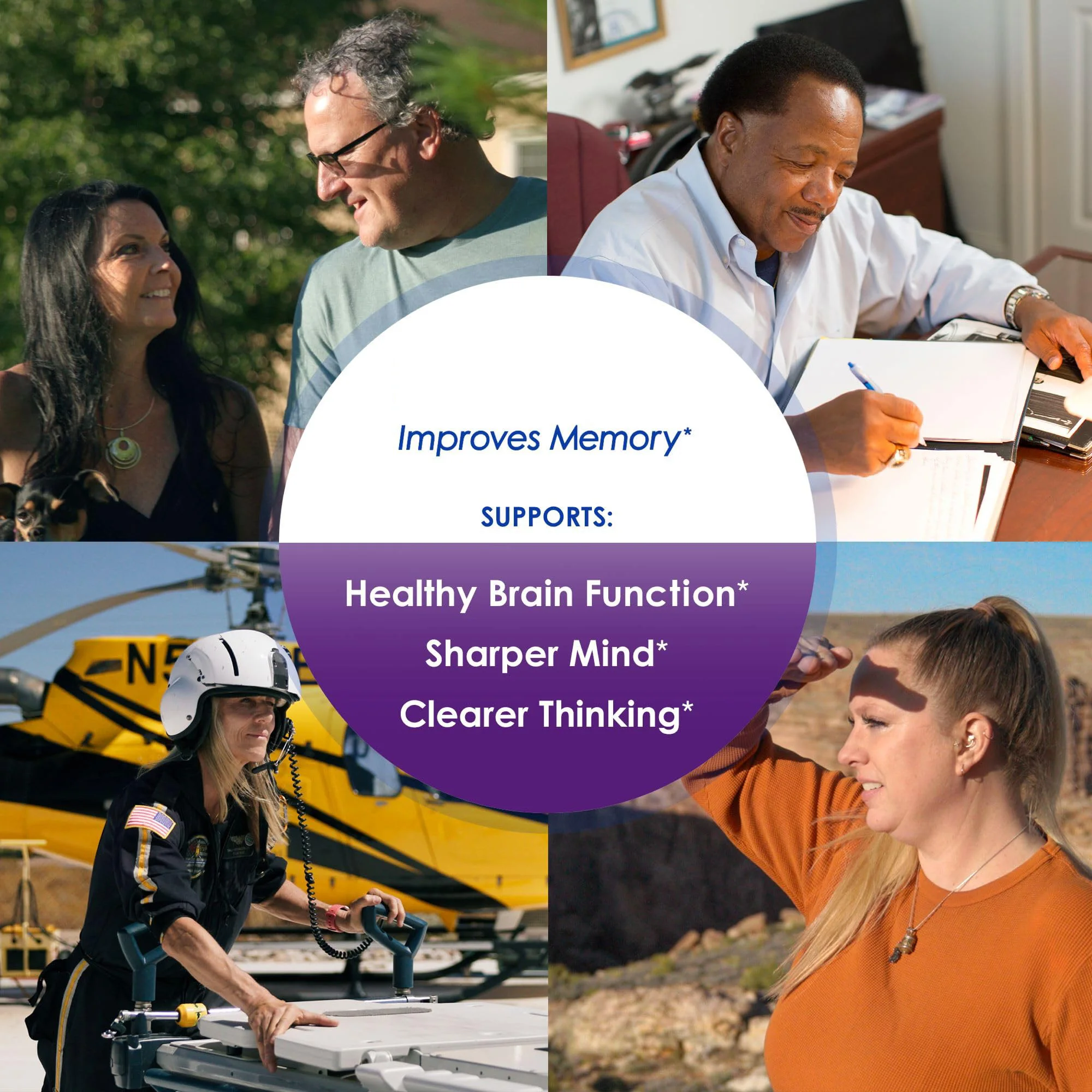 Improves Memory Tablet for GMP Certified Gluten-free Chewable Nootropics Brain Booster Supplement