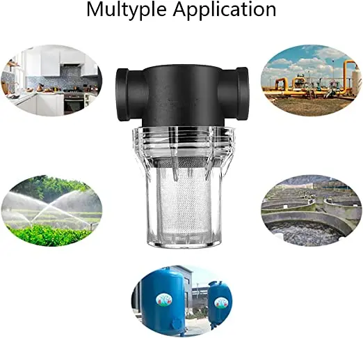 Sediment filter attached to raw water filter