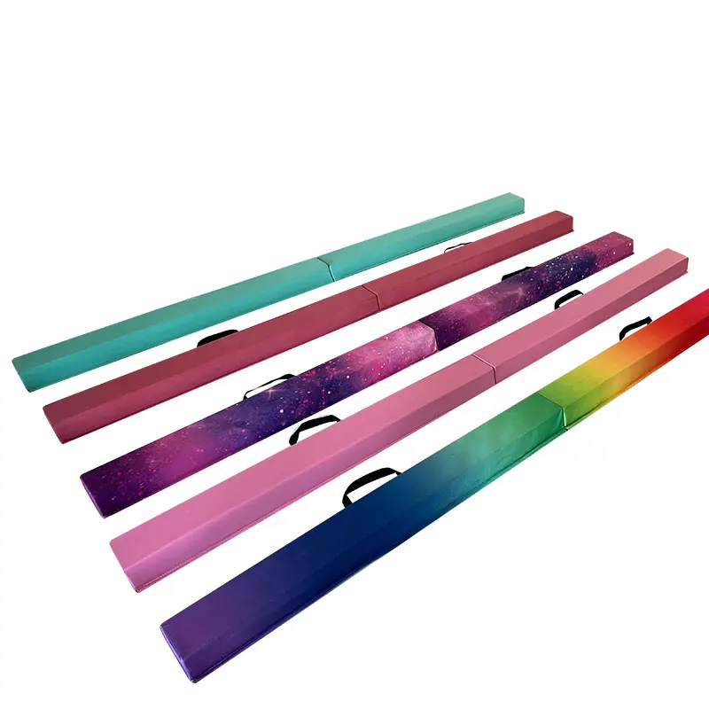 Gymnastics Equipment Children Folding Balance Beam For Gymnastics Competition Folding Balance Beam