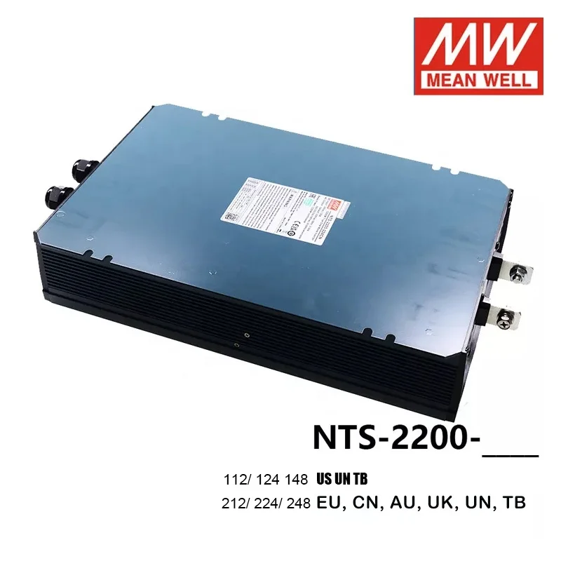 Новый оригинальный MeanWell новые продукты NTS-2200-212 ЕС CN ООН 2200W 12Vdc для 230Vac Высокая надежность истинный синус волна DC-AC инвертирующий усилитель мощности