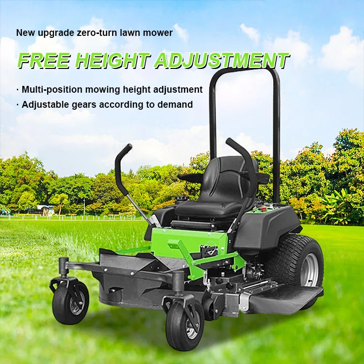 1300W electric small ride on lawn mower wholesale 1270mm cutting width Zero Turn Lawn Mower