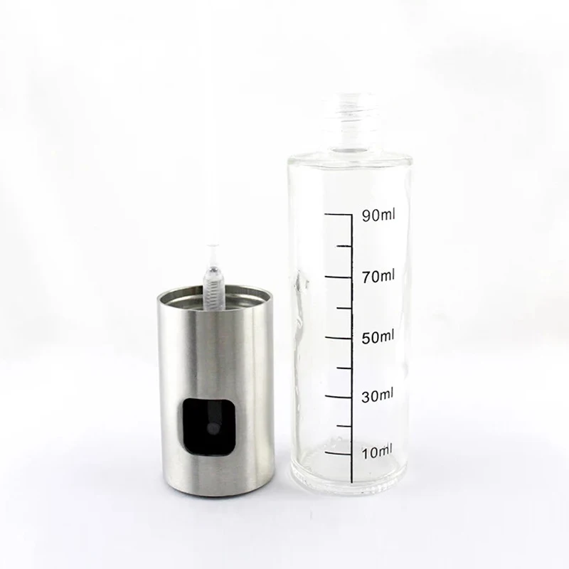 Бутылка для масла, 2 шт., distributeur doil и de vinaigre, перезаряжаемое стеклянное масло с echelle