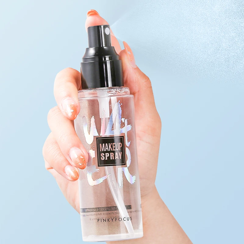 PinkyFocus Longwearing Oil-Control Lightweight Moisture Quickly Calm Makeup Makeup Fixer Spray Customization of Personal Product