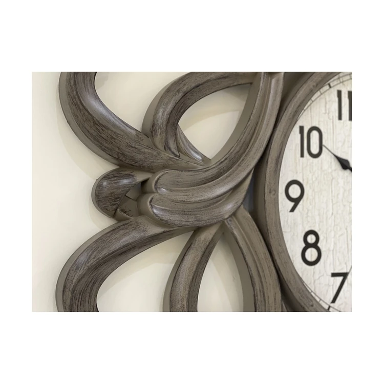
Popular Modern Home Decor Flower Decorative Wall Clock For Living Room 