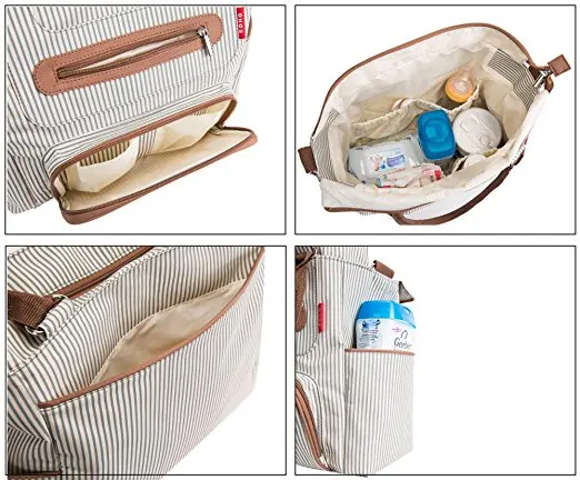 Mufti-function Large Mummy Messenger Baby Wholesale Diaper Bag shoulder Bag Diaper Tote Baby Bag