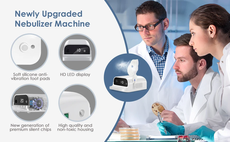 Medical Nebulizer with timing function liquid medicine portable Compressor Nebulizer