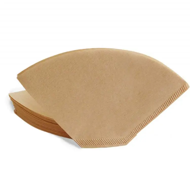 40Pcs 3-4 Cup Shape Coffee Filter Paper Espresso Coffee Drip Paper Filter with Ear