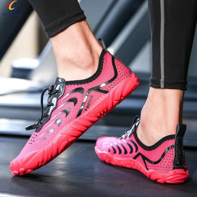 New arrival big size 35-45 fashion design water mens running shoes sport boys swimming shoes aqua shoes