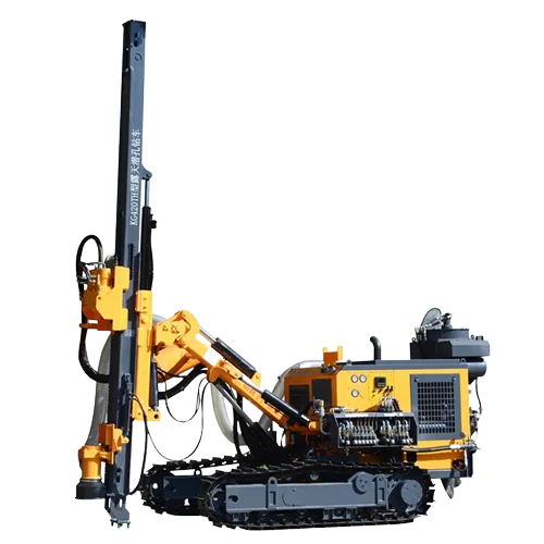 Hard rock drill crawler portable mine DTH drilling rig machine blasting hole drilling rig