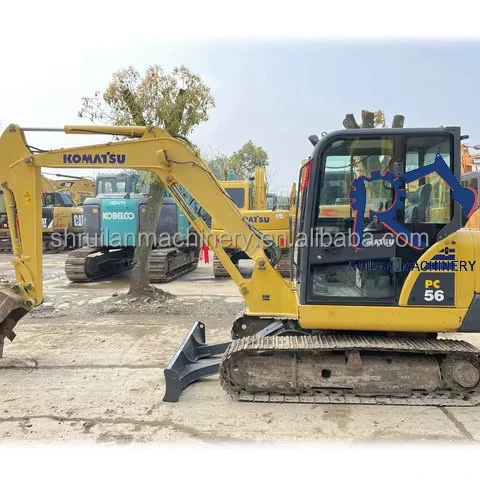 RuiLan заводская цена небольшой экскаватор Komatsu PC56 погрузчик гусеничный сельскохозяйственный