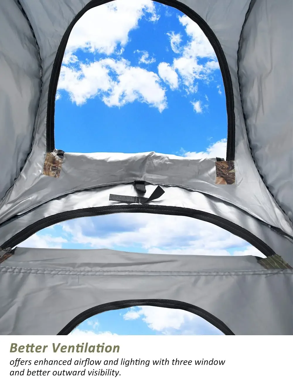 Spacious Pop Up Changing Tent Outdoor Camping Privacy Shower Tent for Portable Toilet