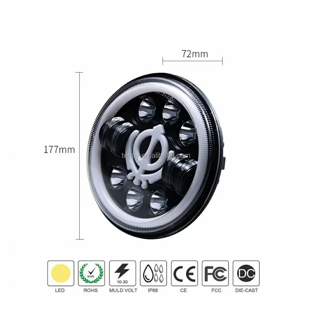 7 inch Wrangler JP working lamp wrangler car corsair work light