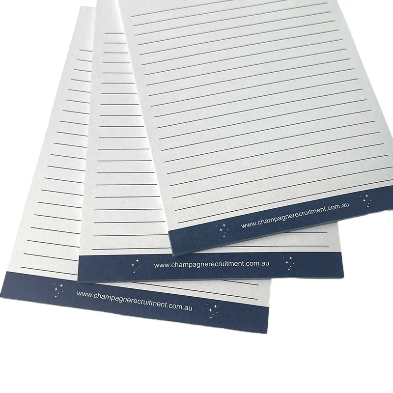 Notepads custom logo printed to do list notepad A5 tear off weekly planner notepad