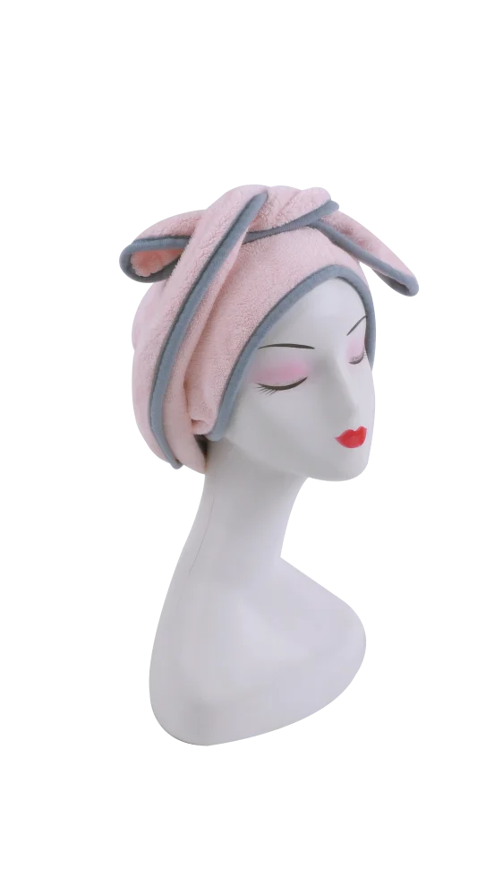 Microfiber coral fleece high water absorption hair dry towel quick dry hair towel Wrap for ladies