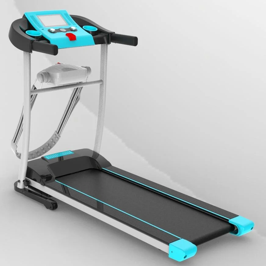 Lijiujia Factory Home Use Running Machine 1.0hp Electric Motorized Small Treadmill with Massager