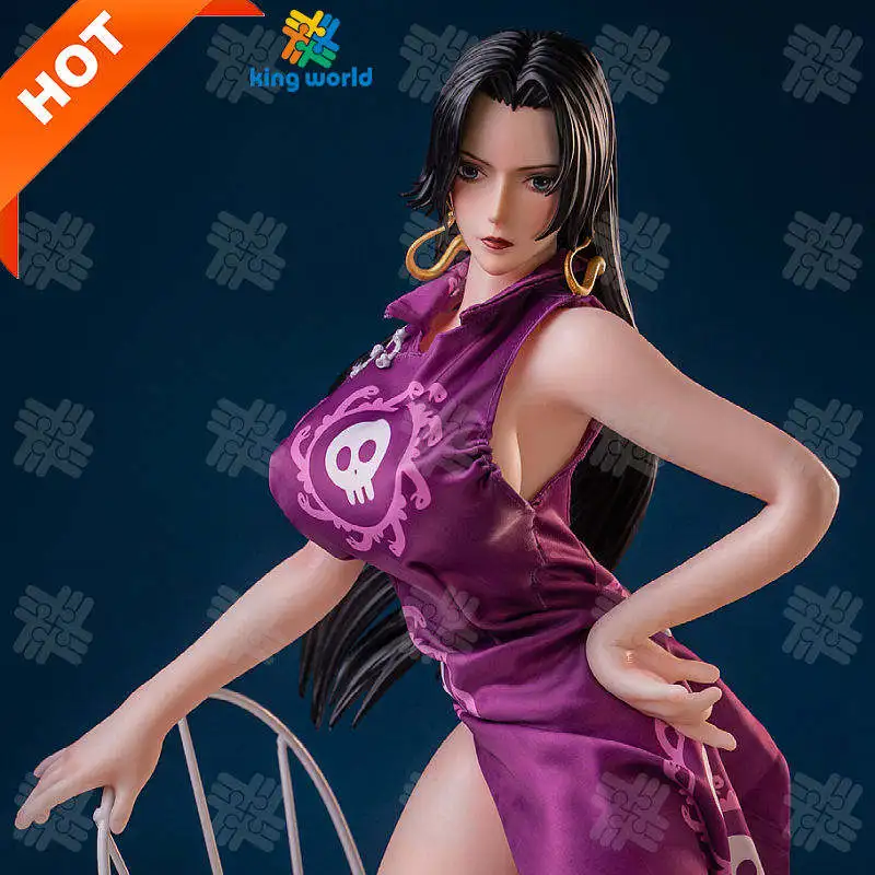 New 2024 Boa Hancock Silicone Modle Soft Feel Anime Action Figures Body Sexy Real Doll Girl Modle Toy Anime Action Figures