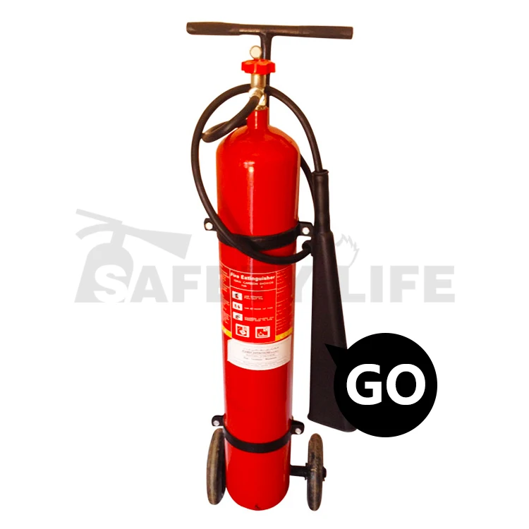 Two wheels type 12kg 20kg 25kg co2 fire extinguisher