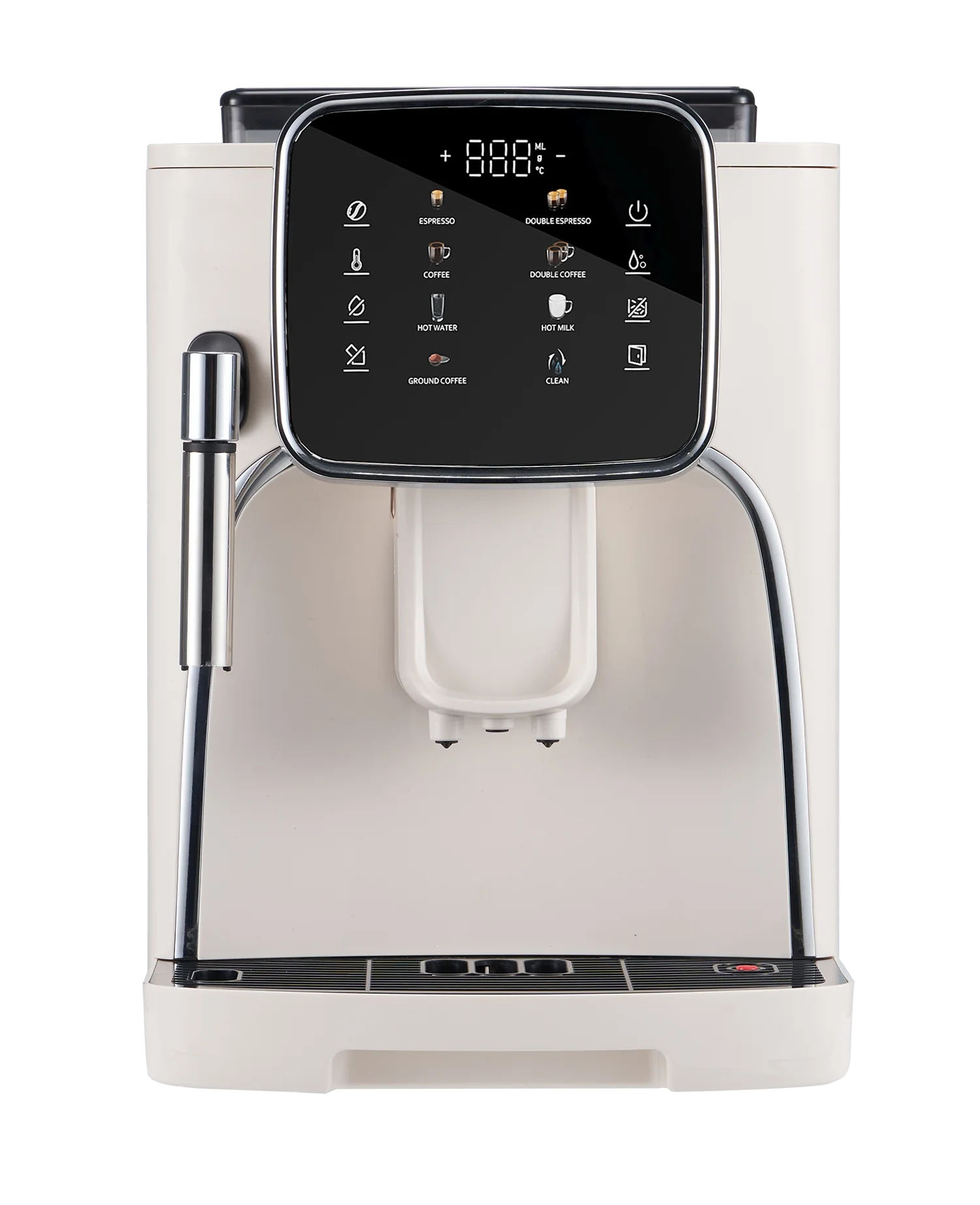 Colet One Touch Screen Coffee Bean Powder Brewing Milk Foam Espresso Fully Automatic Coffee Maker Machine