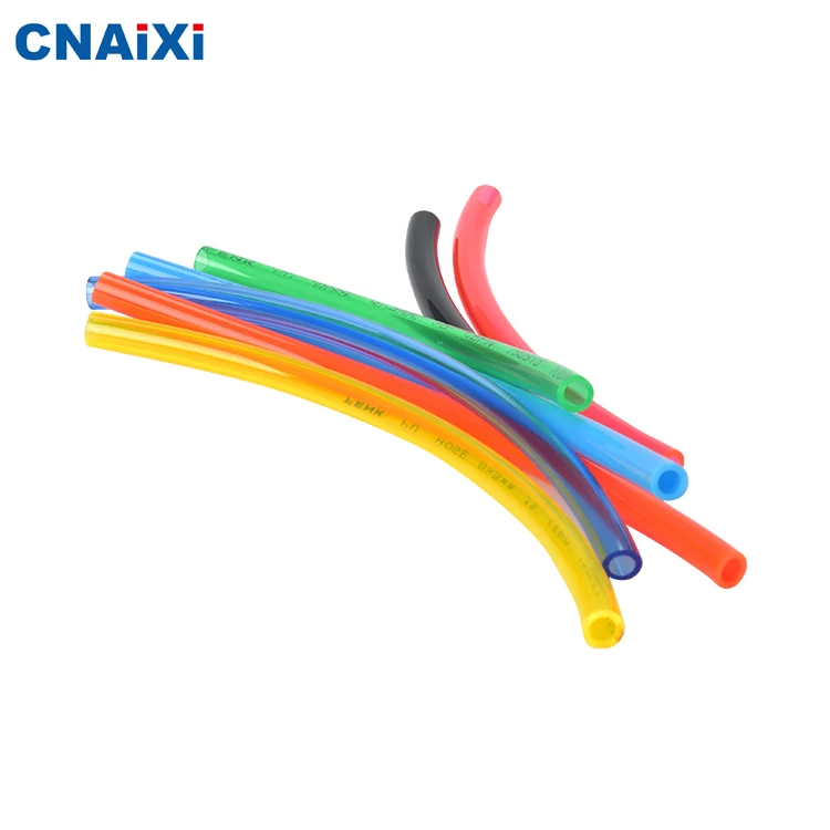 Пневматический мягкий шланг из полиуретана с красным, синим, черным прозрачным цветом