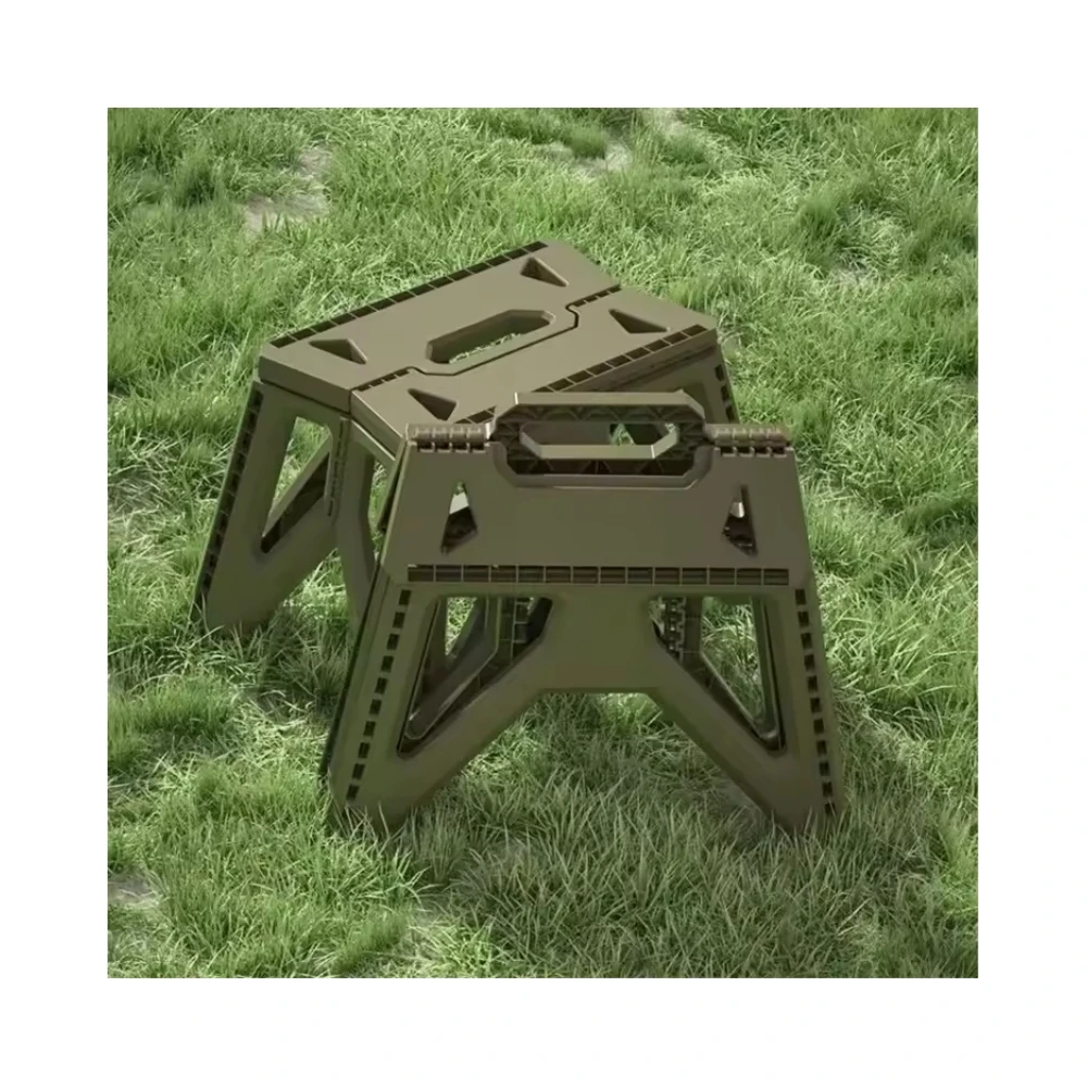 Factory Wholesale Price Color Selectable Lightweight Durable Foldable Plastic Beech Stool