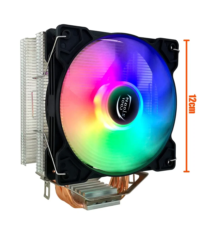 Ultra silence 12cm fan huge Air Cooler 4 Heat Pipe ARGB PWM Processador CPU Cooler for LGA1700 1200 115X 1151 1155 AMD AM4 AM5