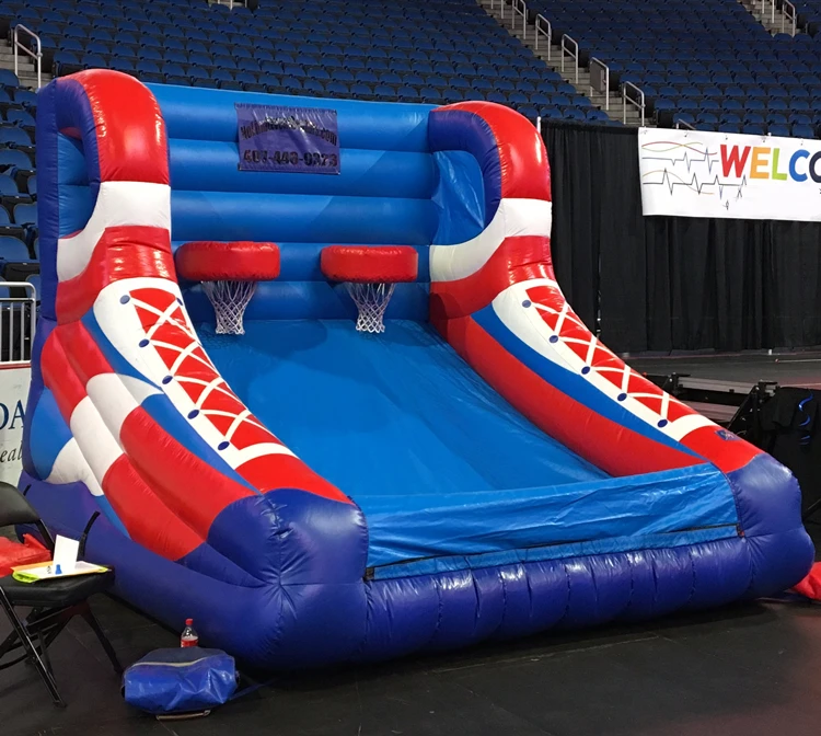 customize Adults Inflatable penalty kick outdoor interactive games Children Inflatable Shoot Basketball Ball King