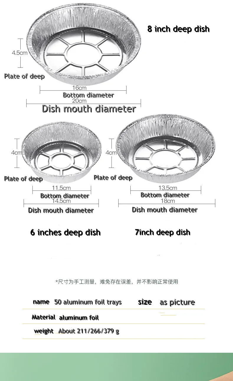 Factory direct sale cheap disposable  50 packs metal packaging foil bowl  aluminum foil container aluminum foil trays