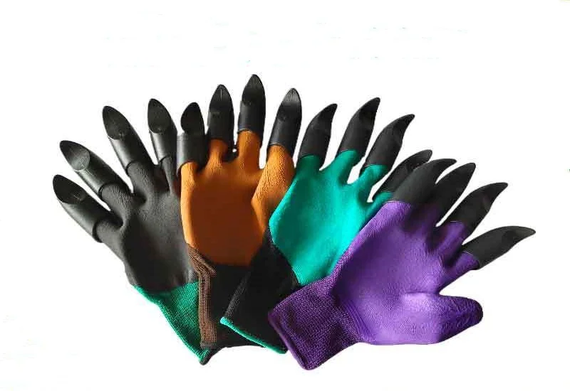 Garden Gloves with Claws  Dig, Plant  Weed with Ease - Protect Fingers  Nails