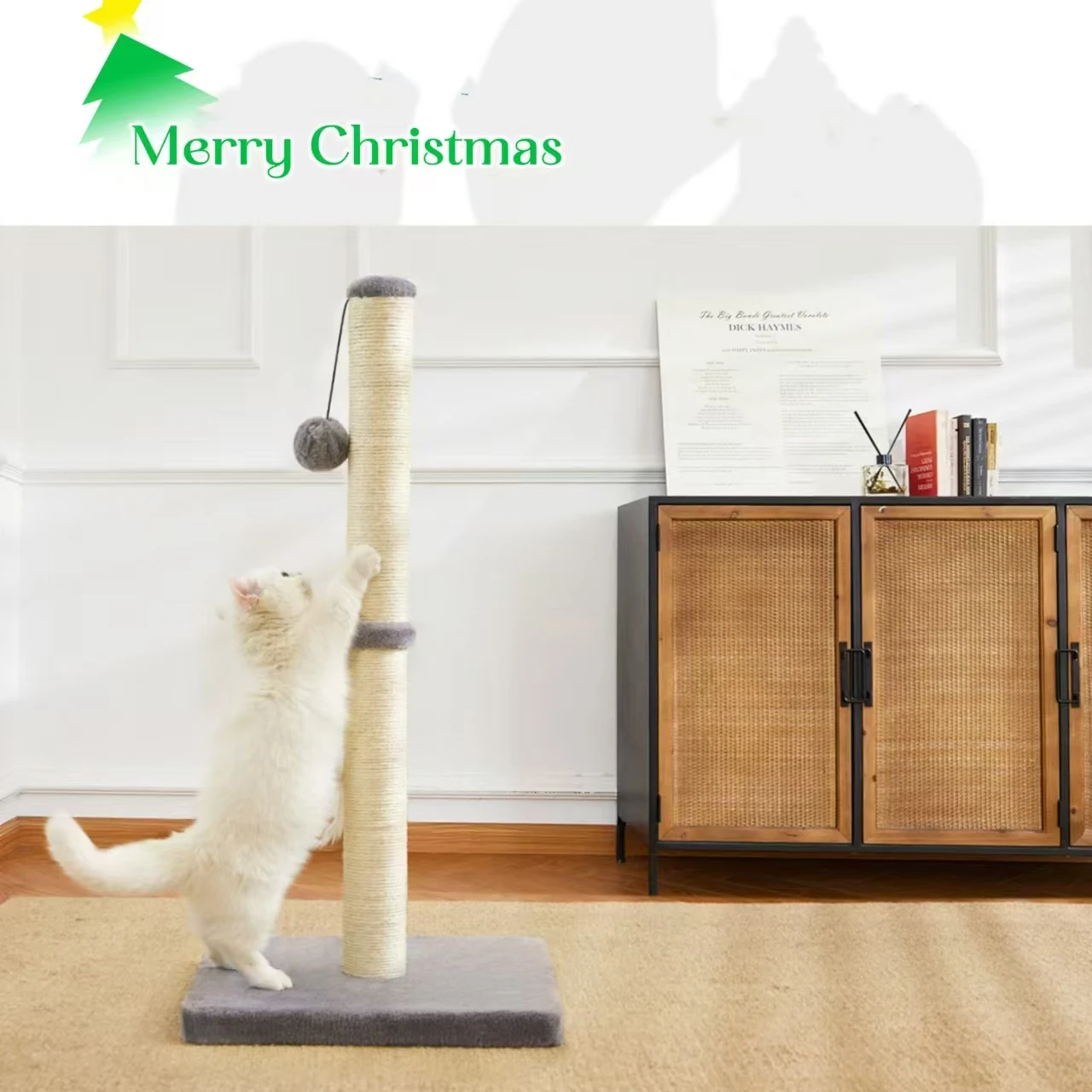 Factory wholesale best-selling durable sisal cat scratch pole climbing frame