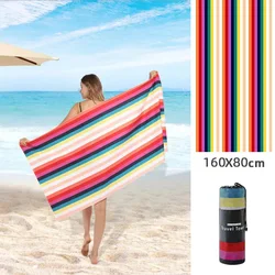 Premium waterproof lightweight big mandala beach towel for travel