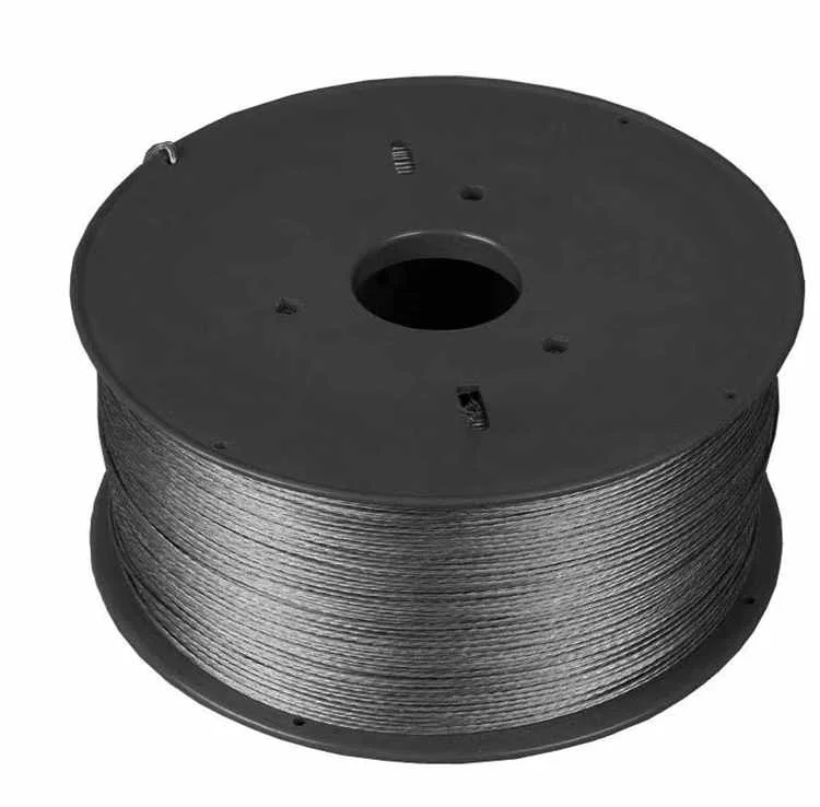 
Factory Sale 1.6mm 500meter Stranded Electric Wire For Security Fence 