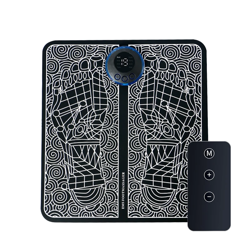 popular hot sale EMS Foot Massager Mat Pad Relax Feet for Home Office Use Portable Electric Massage Pad