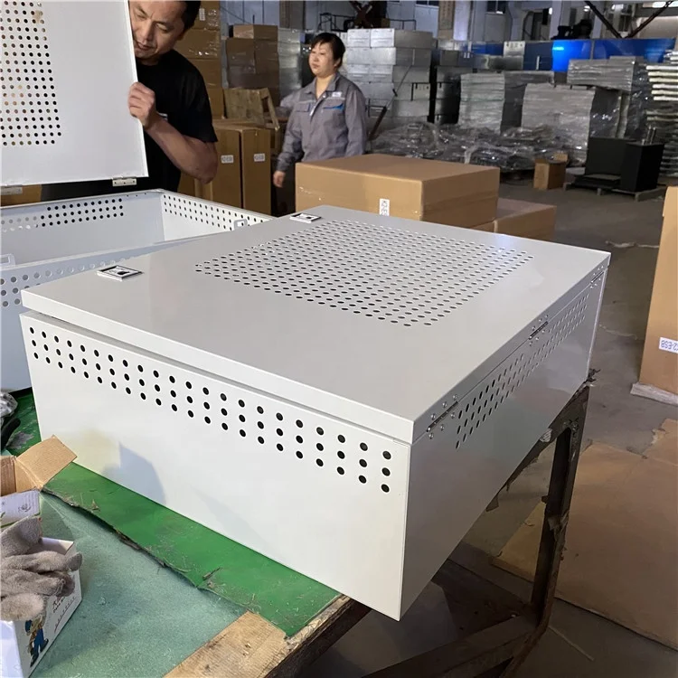 19 inch 2ru ip68 sheet metal box control panel enclosure case for electronics