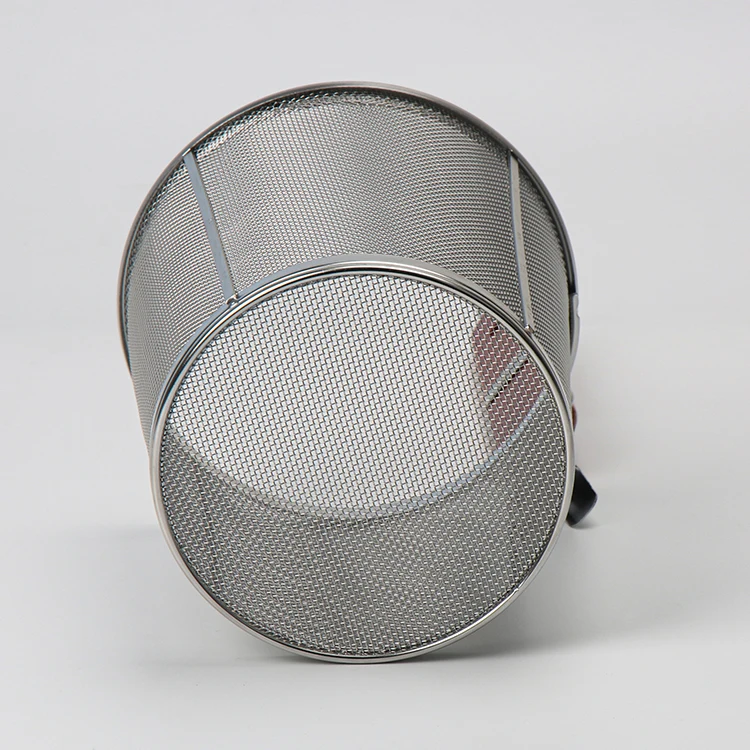 Kitchen Tools Filter Fried Food Noodle Mesh Gadgets Stainless Steel Colander Food Strainer Noodle Strainer with Handle