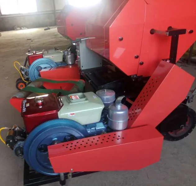 
baler silage machine Corn silage mini round bale wrapping machine for dairy farm silage baler wrapper 