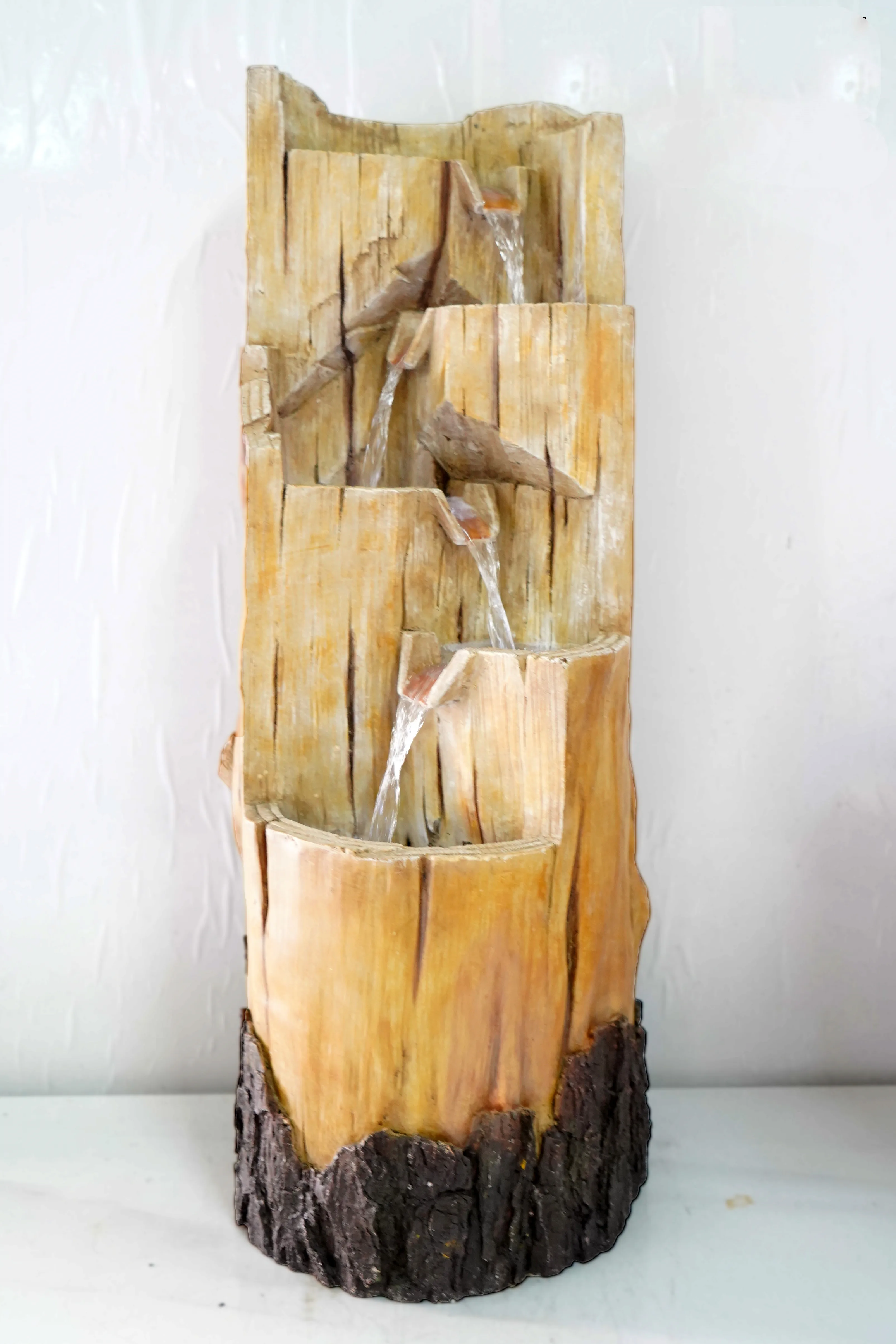 Hand Carved Garden Water Fountain Custom Fantastic Design Water Fountain Wine Jar Fountain
