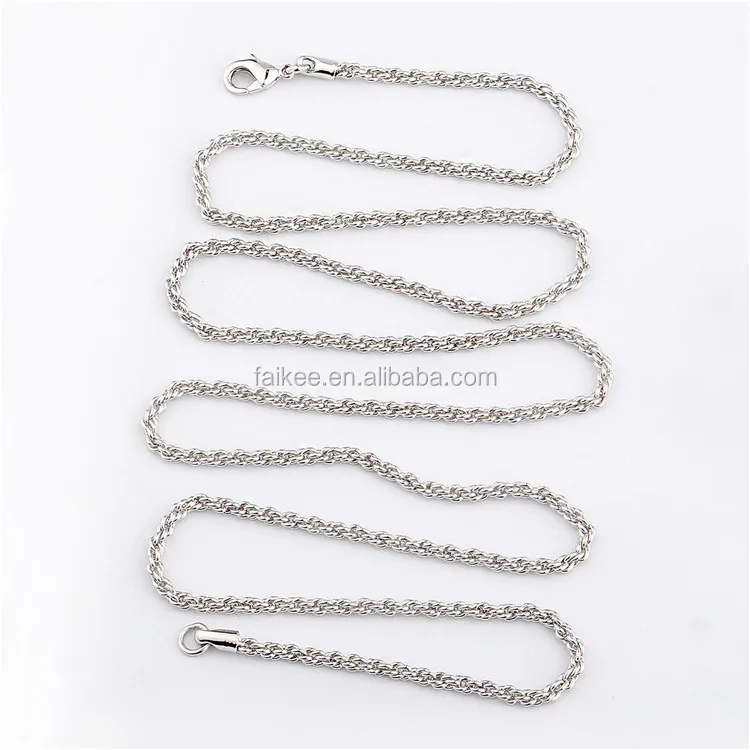 Лидер продаж, цепочка, веревка для мужчин, Золотая веревка, цепочка, ожерелье