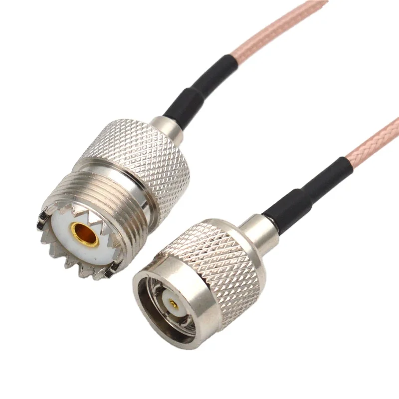 Factory customize RP-TNC-J male to UHF Female RG316 RF Coaxial Jumper Pigtail Cable