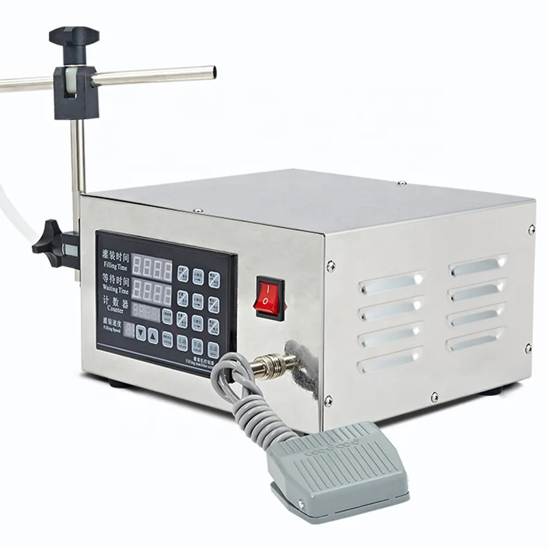 High Accuracy Semi-automtic Electric Glass Drink Perfume Bottle Filling Liquid Filling Machine