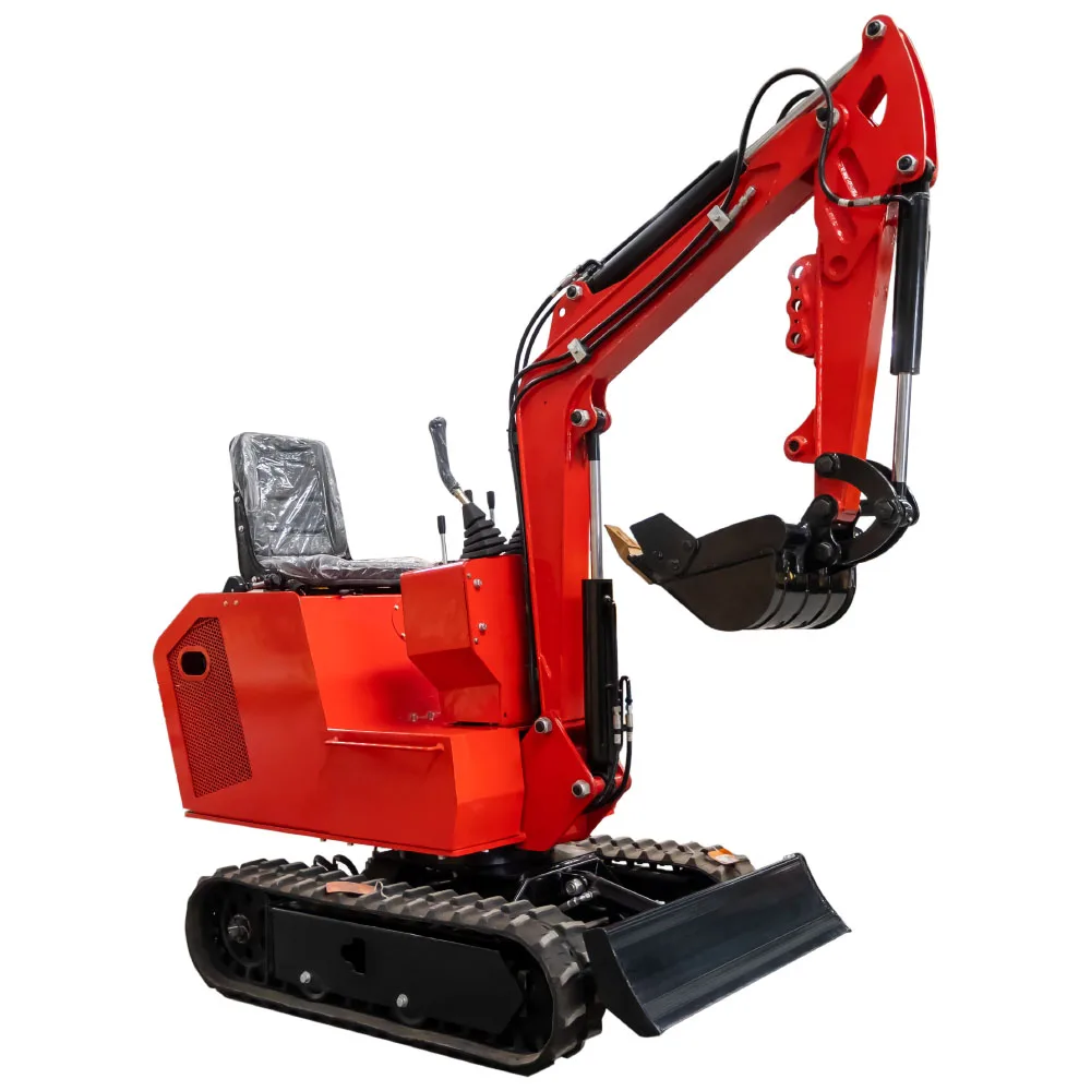 Low price garden farm tools excavator crawler digger with bucket for sale