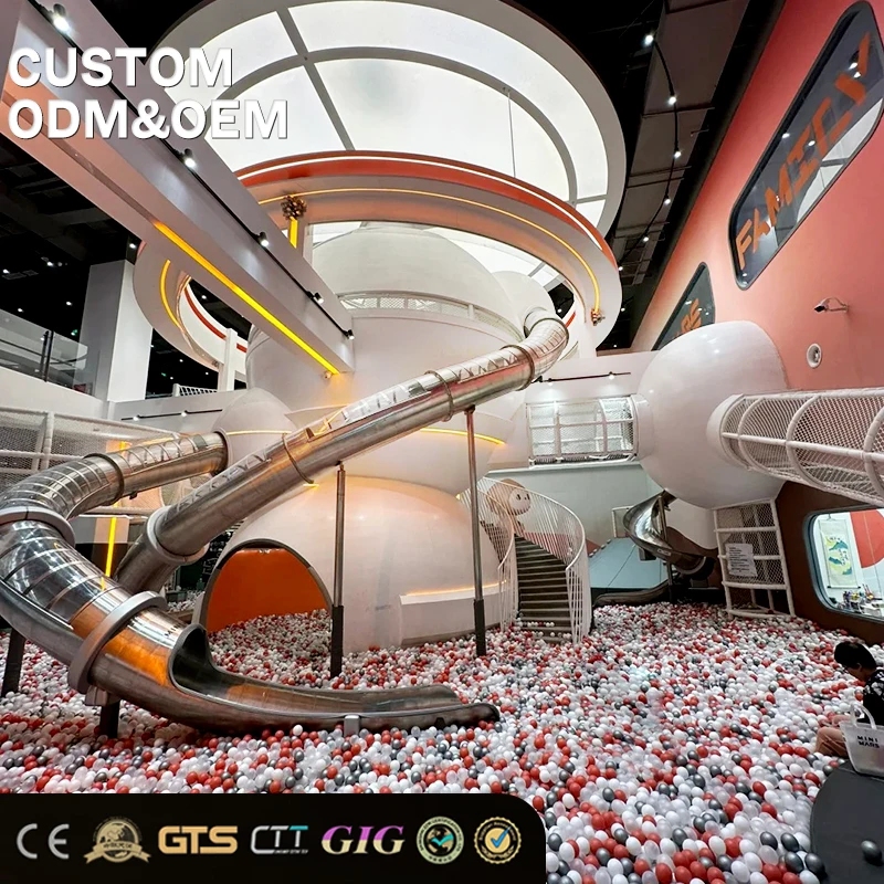 Commercial Custom Children and Innovative Kids Play Indoor Playground Soft Play Equipment Wall Games Slides Indoor Playground