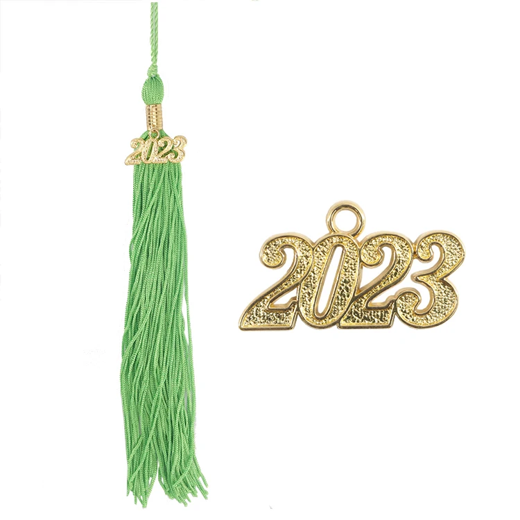 Mondon Cheap Wholesale 2023 Graduation Tassel Polyester Long Colorful Silk Cord Tassel