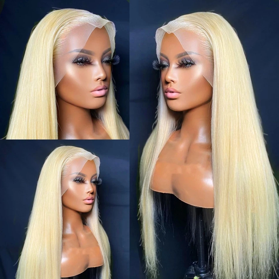 Blonde 613 HD Lace Front Wig 100% Human Hair Frontal Wig 30 Inch Glueless Blonde 613 Full Lace Wig 13x6 13x4 Hd Lace for Women