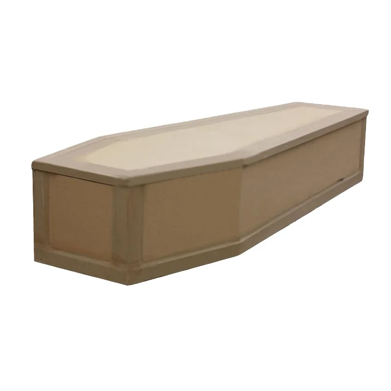 TD-EC01 simple cardboard coffins for adults cheap price high quality casket