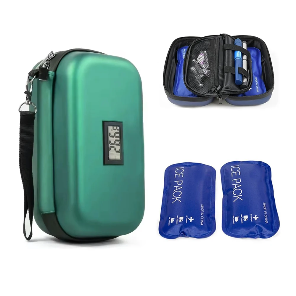 Portable and Reusable Diabetic Insulin Cooler Bag with Custom Logo Insulated Travel Case for Insulin Supplies Printed Pattern