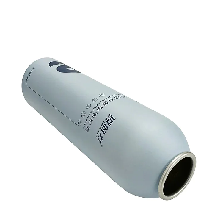 Manufacturers Factory 300ml 400ml 800ml Custom Printing Recyclable Spray Gas Can Empty Aluminum Aerosol Tin Can Oxygen Bottle