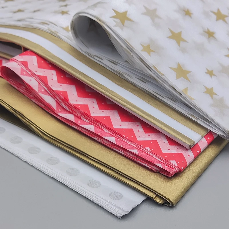Professional Suppliers Branded Printed Christmas Tissue Wrapping Paper Tissue Paper For Gift Packing