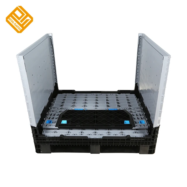 Пластиковый HDPE PP складной контейнер для хранения больших объемов контейнеров оборудование коробка